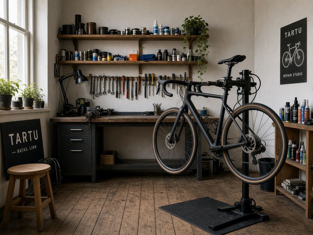 About the Bike repair shop studio at Cycles Pop Limbs
