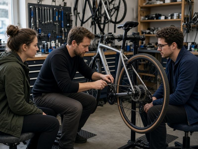 Workshop seat at Cycles Pop Limbs